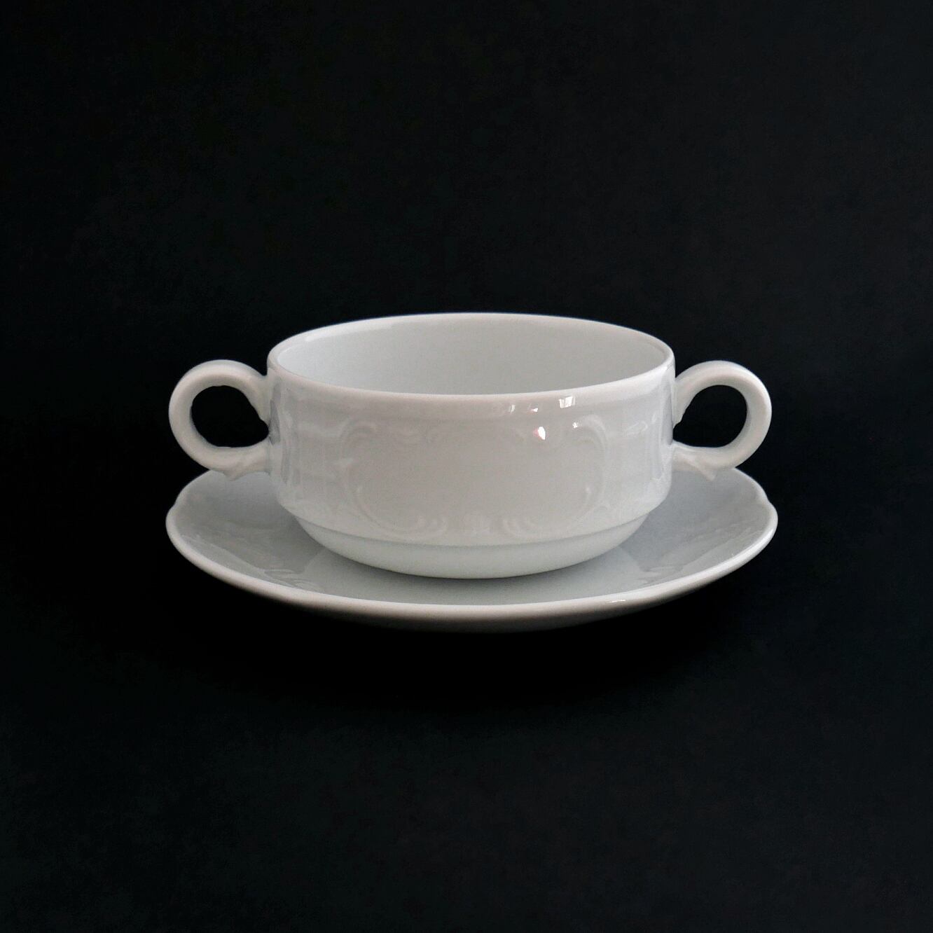 BAUSCHER mozart スープカップ＆ソーサー 280ml ドイツ製 陶磁器