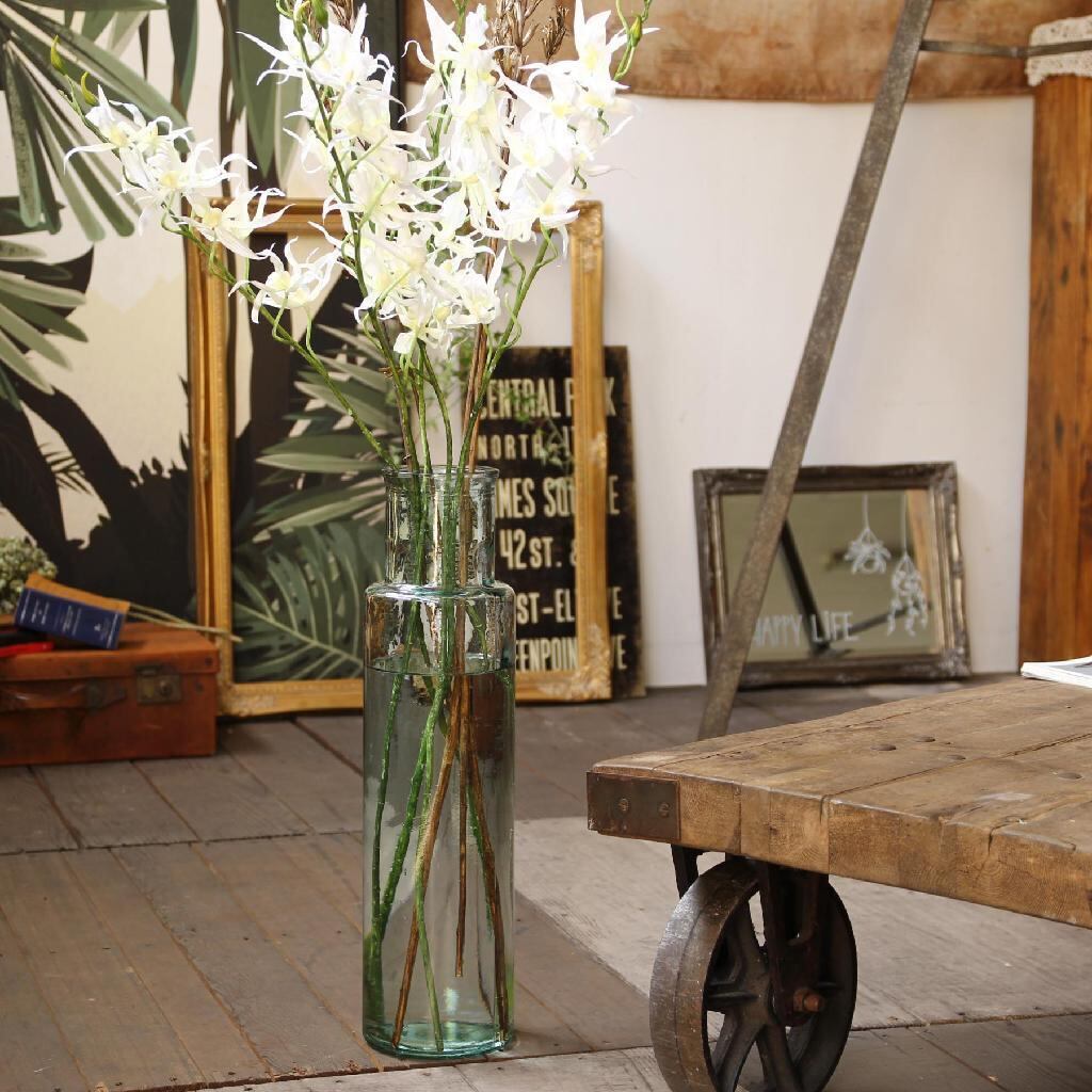 VALENCIA RECYCLE GLASS リサイクルガラスフラワーベース CUATRO