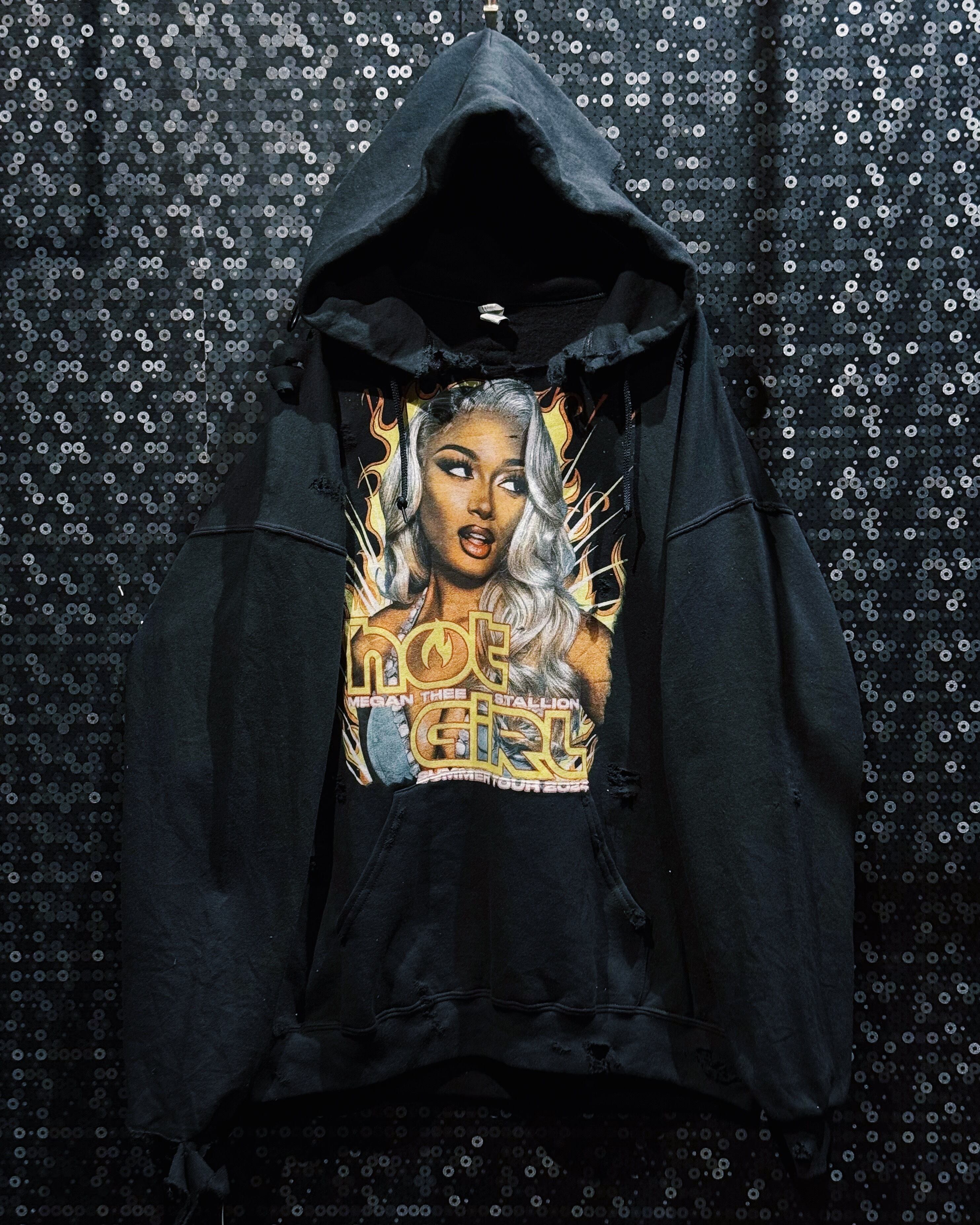 【ÆIEM】original"boro"remake“Hot Girl” vintage Hoodie