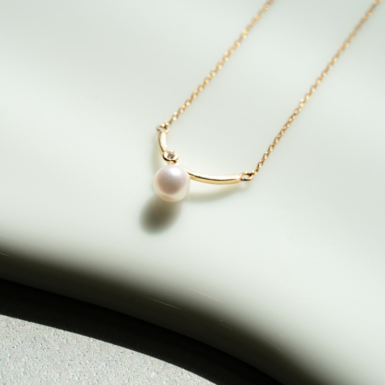 <Emi>あこやパールネックレス KAGEN【K10】