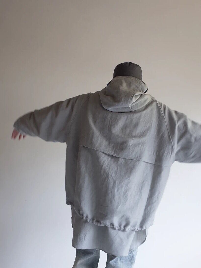 ANCELLM W/L PULL OVER SHIRT(BLUEGRAY) ANC-SH13 | IAAAM ONLINE STORE