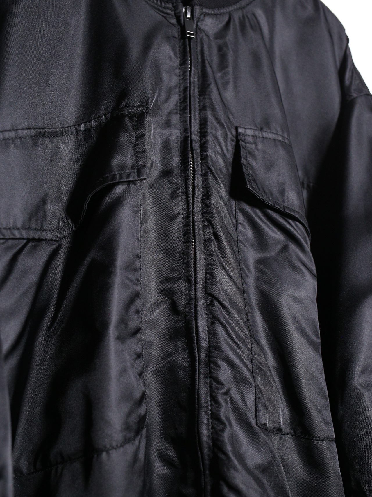 nylon oversized s/s bomber jacket - 9