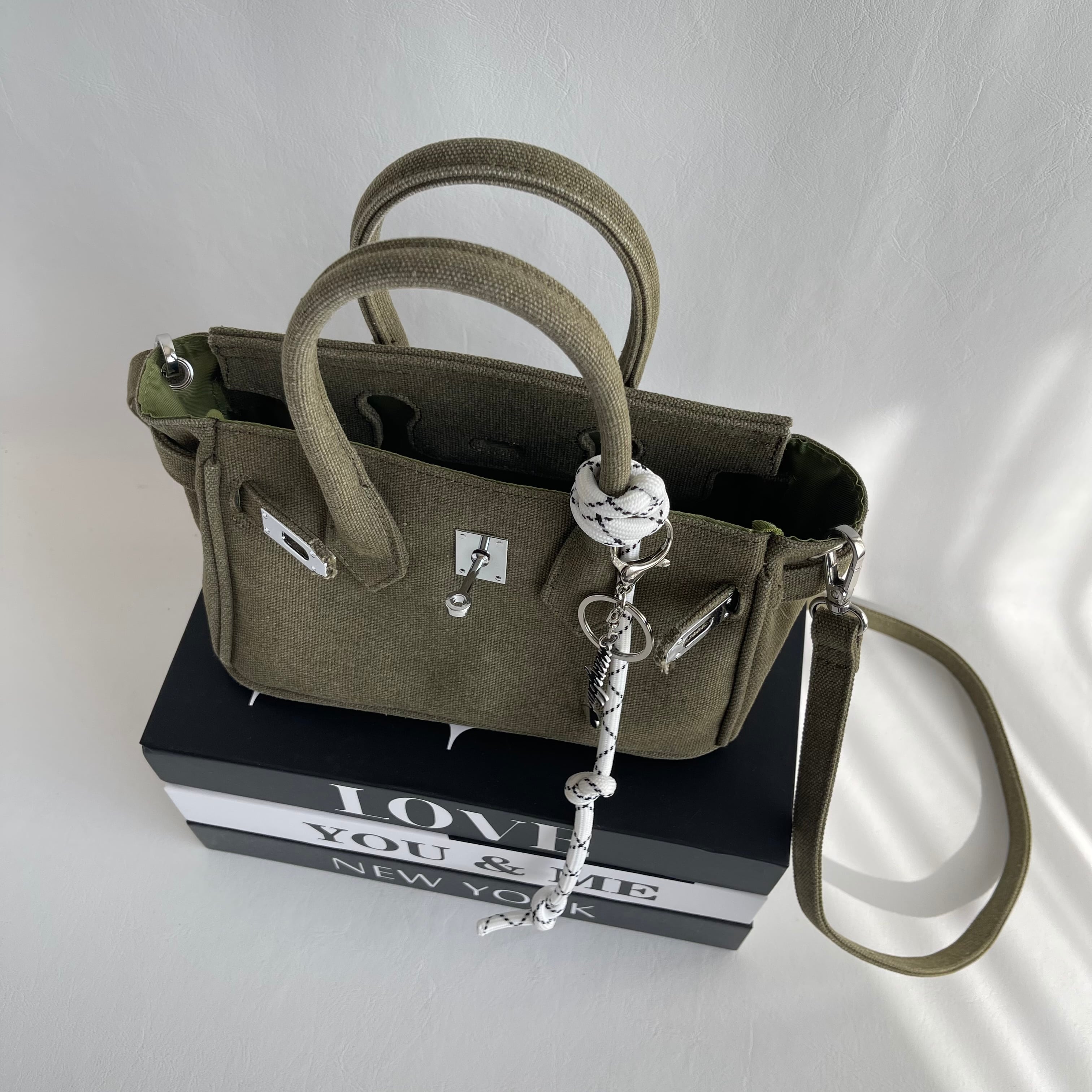 KANAGU army mini BAG / カラーが選べる&マルシェバッグ付 | meong blue