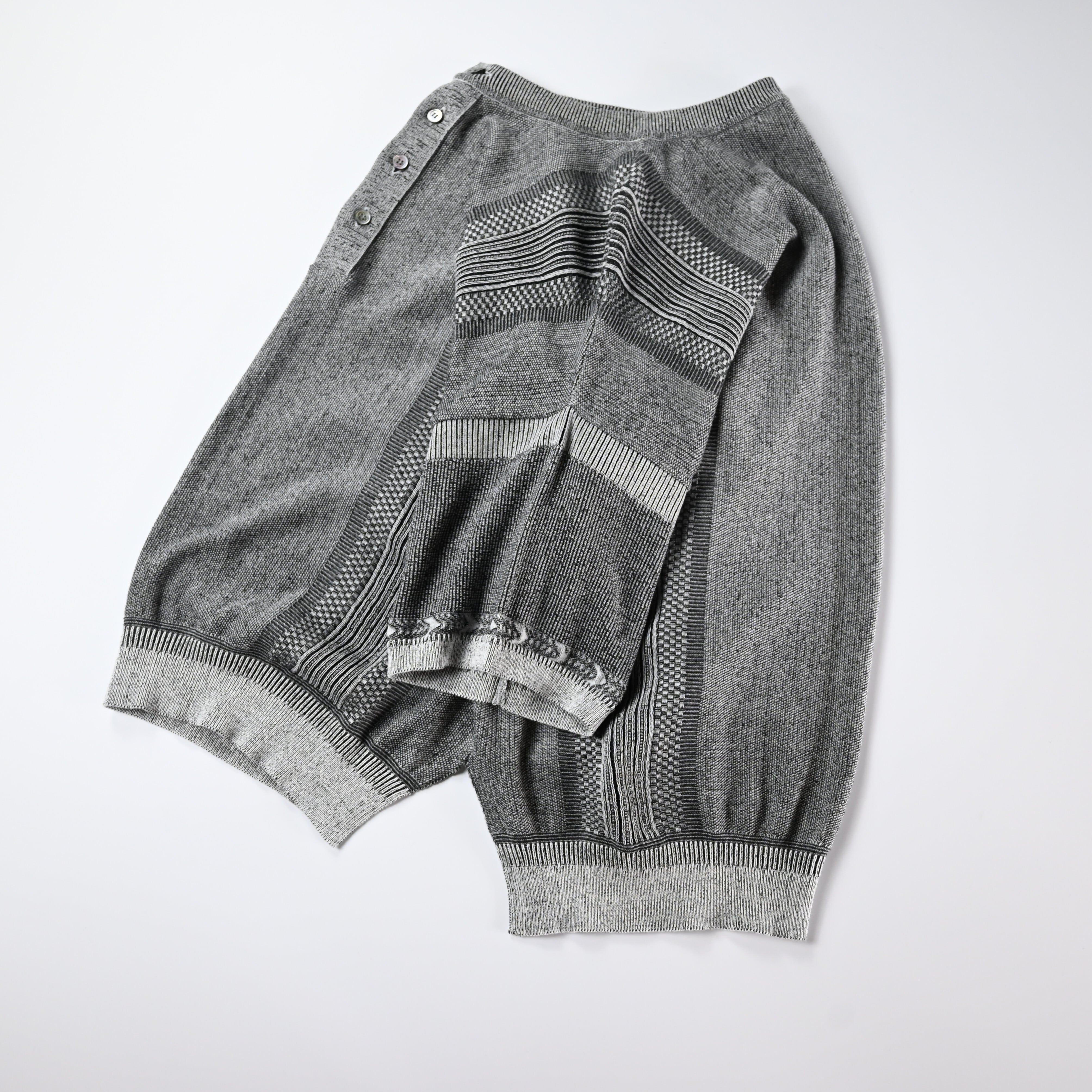 YASHIKI ヤシキ GREIGE Ryokufu Henley 26SS YASHIKI / Ryokufu Henley Knit | GANKO