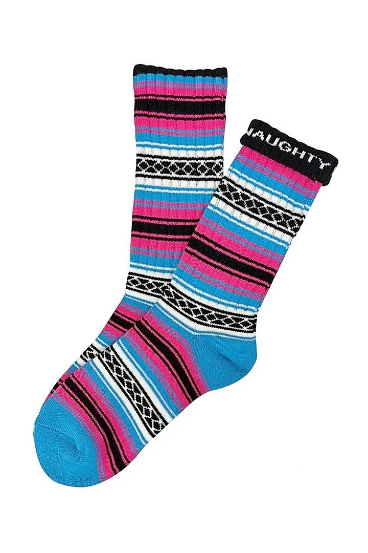 <NEW> “FALSA -blue×pink-” Socks (limited edition by NAUGHTY)