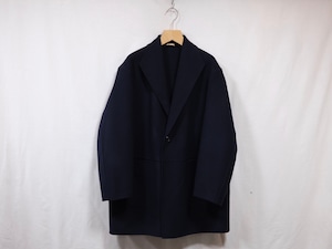 LAMOND”WOOL DOUBLE FACE COAT NAVY”