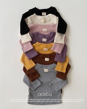 韓国子供服 / 26Autumn / Aosta / エブリデイTシャツ / 秋服 *S~XXL*