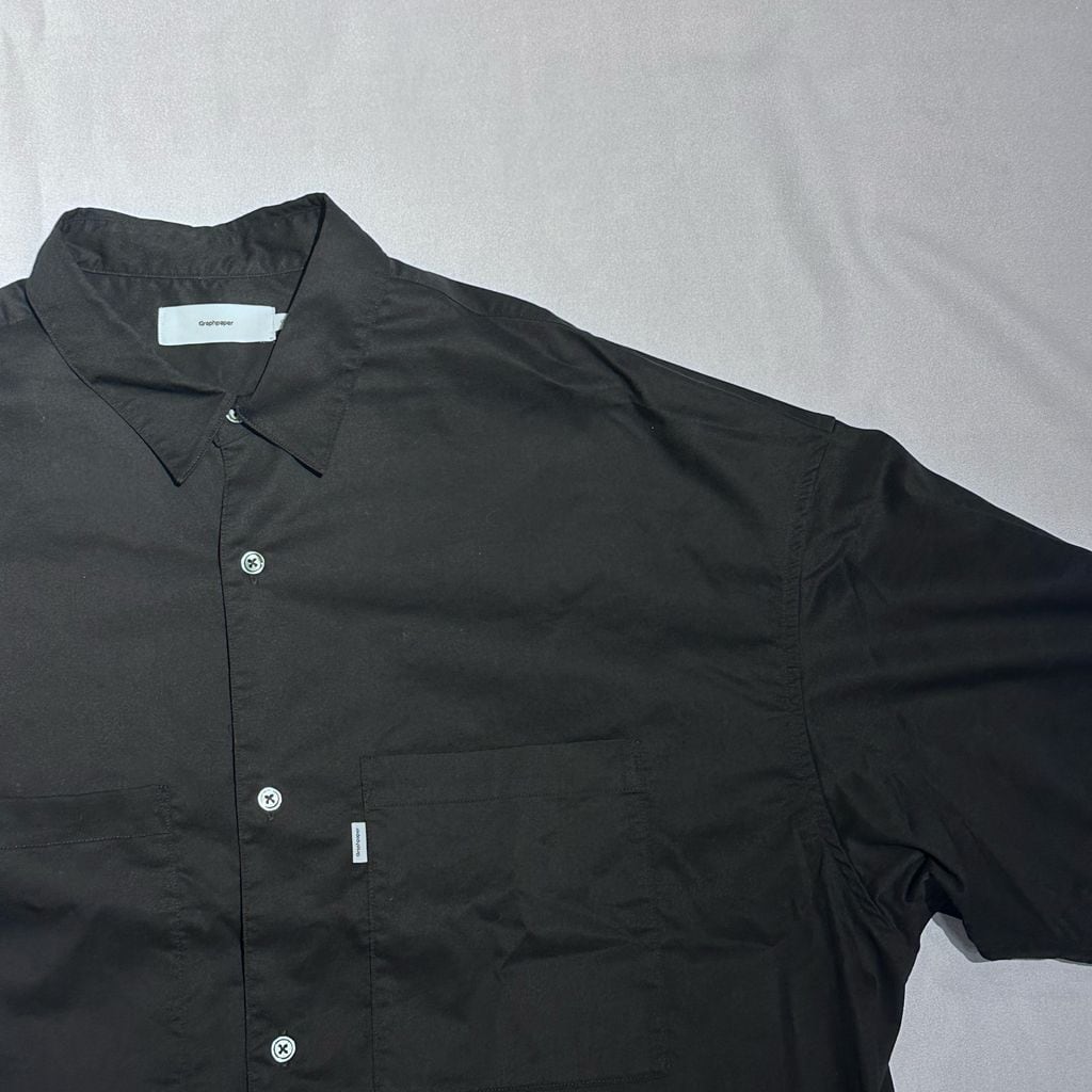 Graphpaper グラフペーパー Solotex Twill S/S Oversized Box Shirt