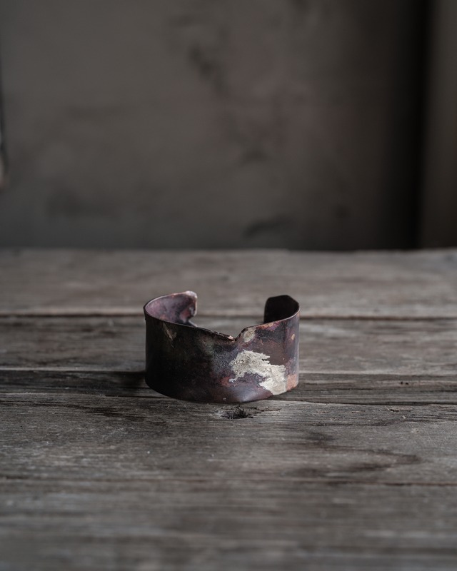 銅ビーズブレスレット　sasaki yuichi