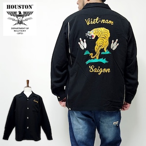 HOUSTON ヒューストン ボウリングシャツ ボーリングシャツ 長袖シャツ ベトジャン ベトナム 41175【送料無料】