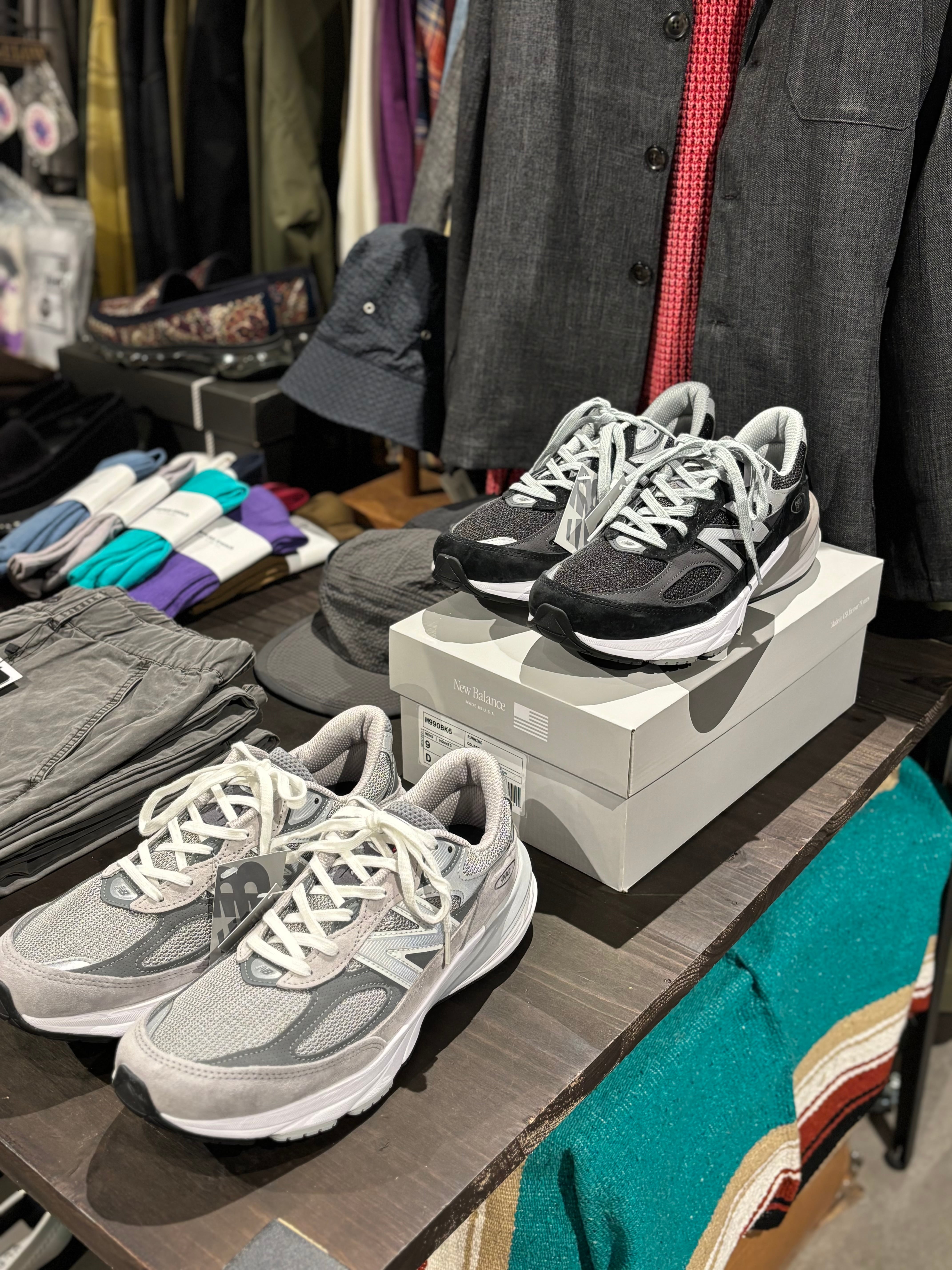New Balance 990V6 Made in USA Grey Black (ニューバランス アメリカ