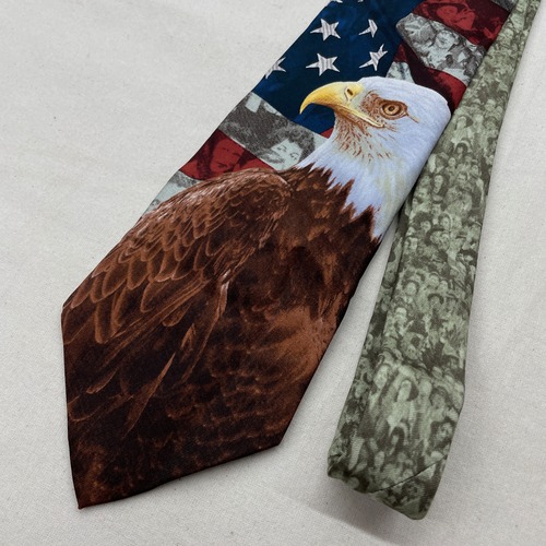 EAGLE WINGS TIE ネクタイ　アメリカ国旗　n-532