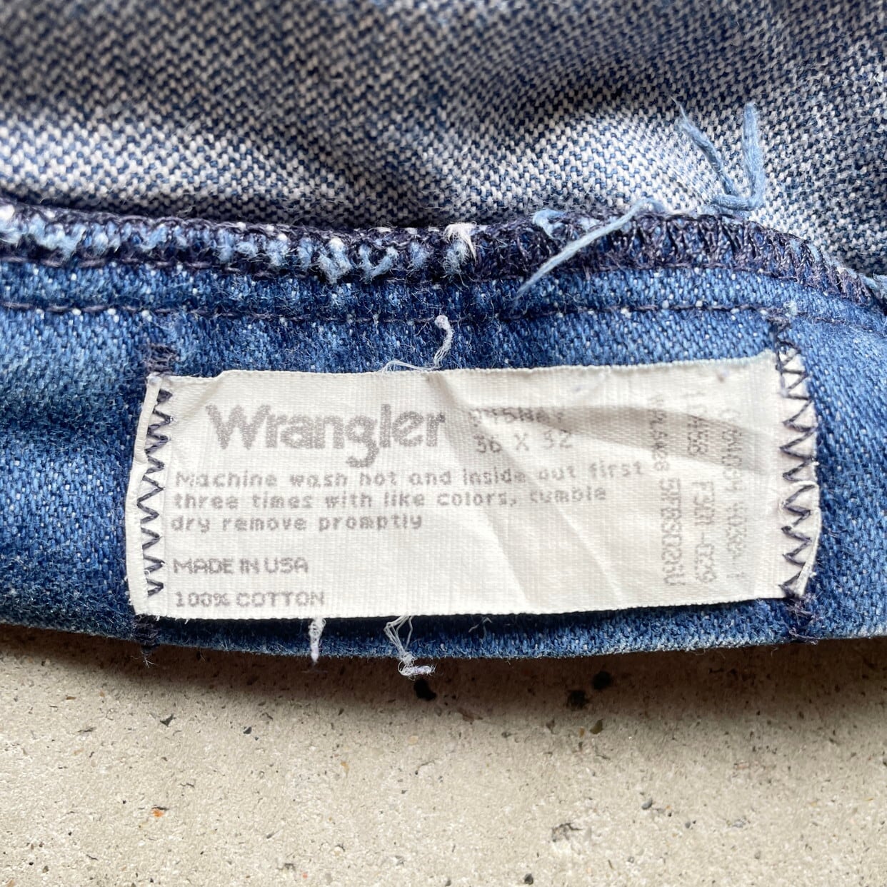 80年代 wrangler ラングラー 柄 デニム パンツ  80s ボトム