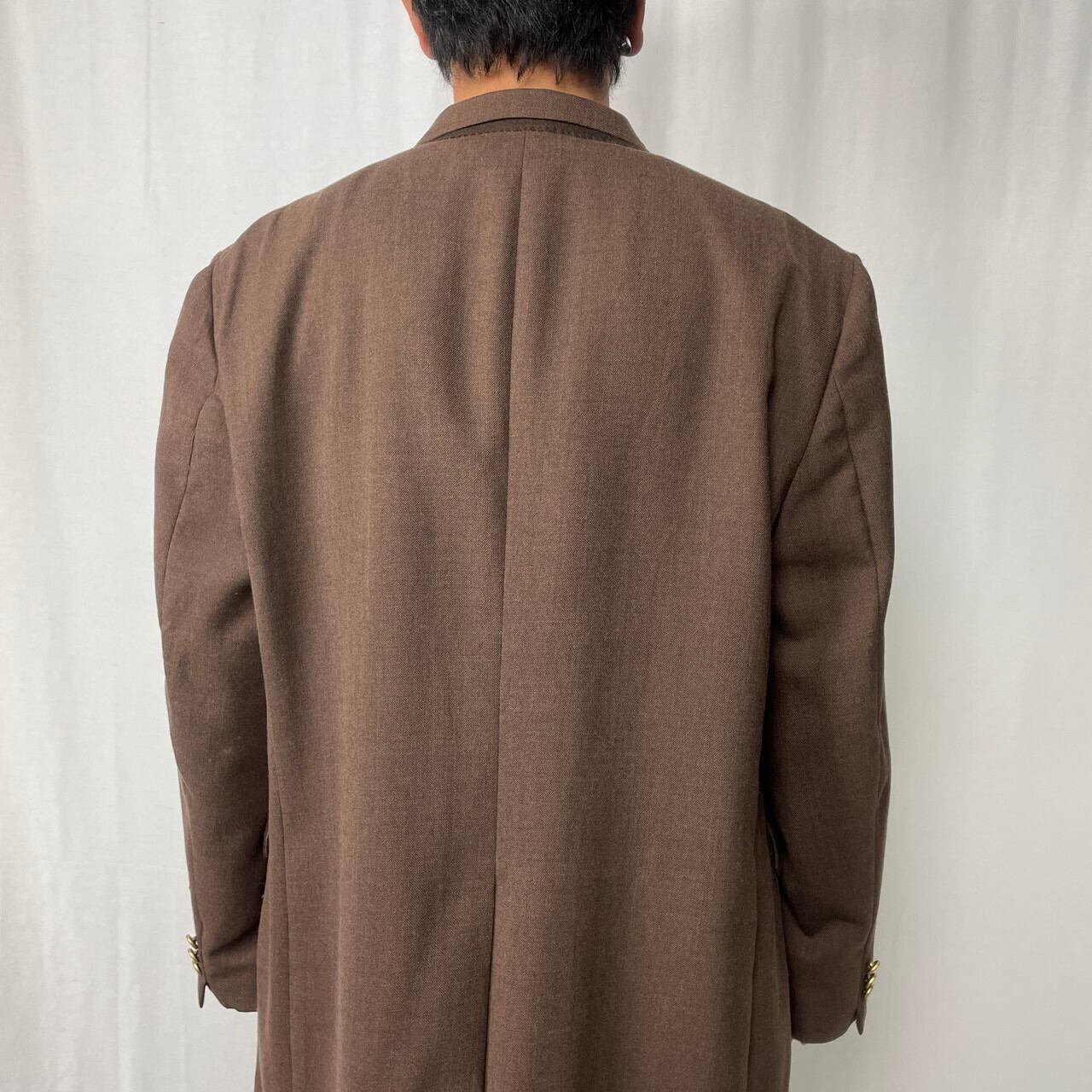 80年代 USA製 STAFFORD パワーショルダー テーラードジャケット メンズ