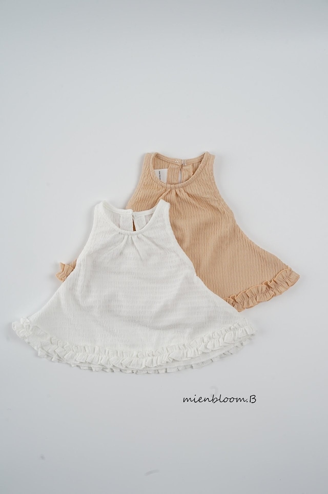 予約 : Easy frill blouse (kids)〔mienbloom.b〕