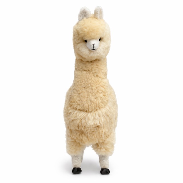 アルパカ純毛人形　84cm
