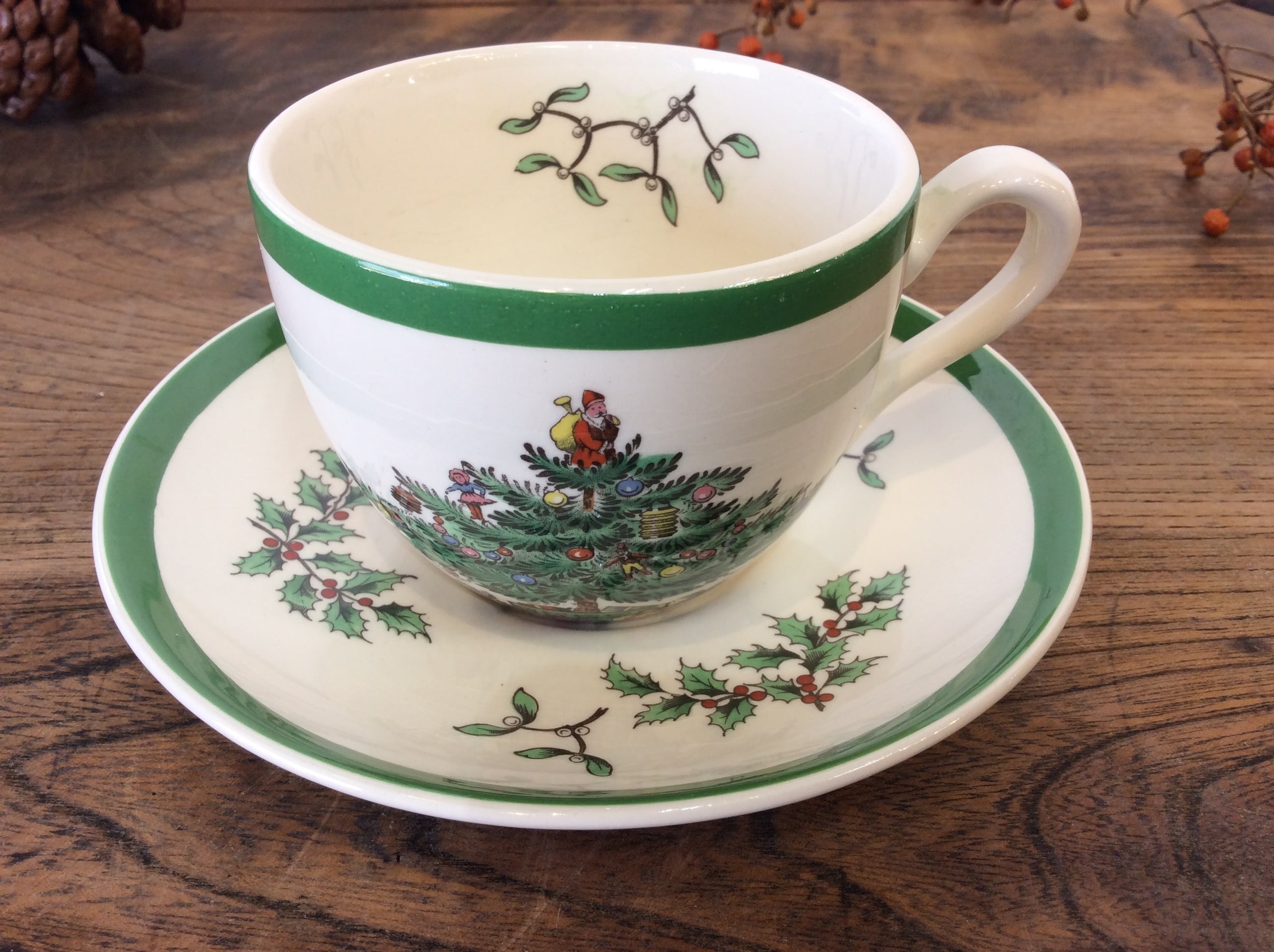 ≪ロングセラー≫ 新品◇スポード クリスマスツリー カップ&ソーサー