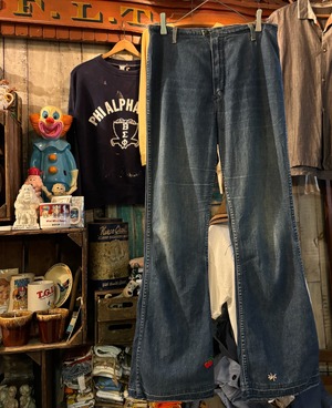 magritte様専用 1970s patched flare denim pants