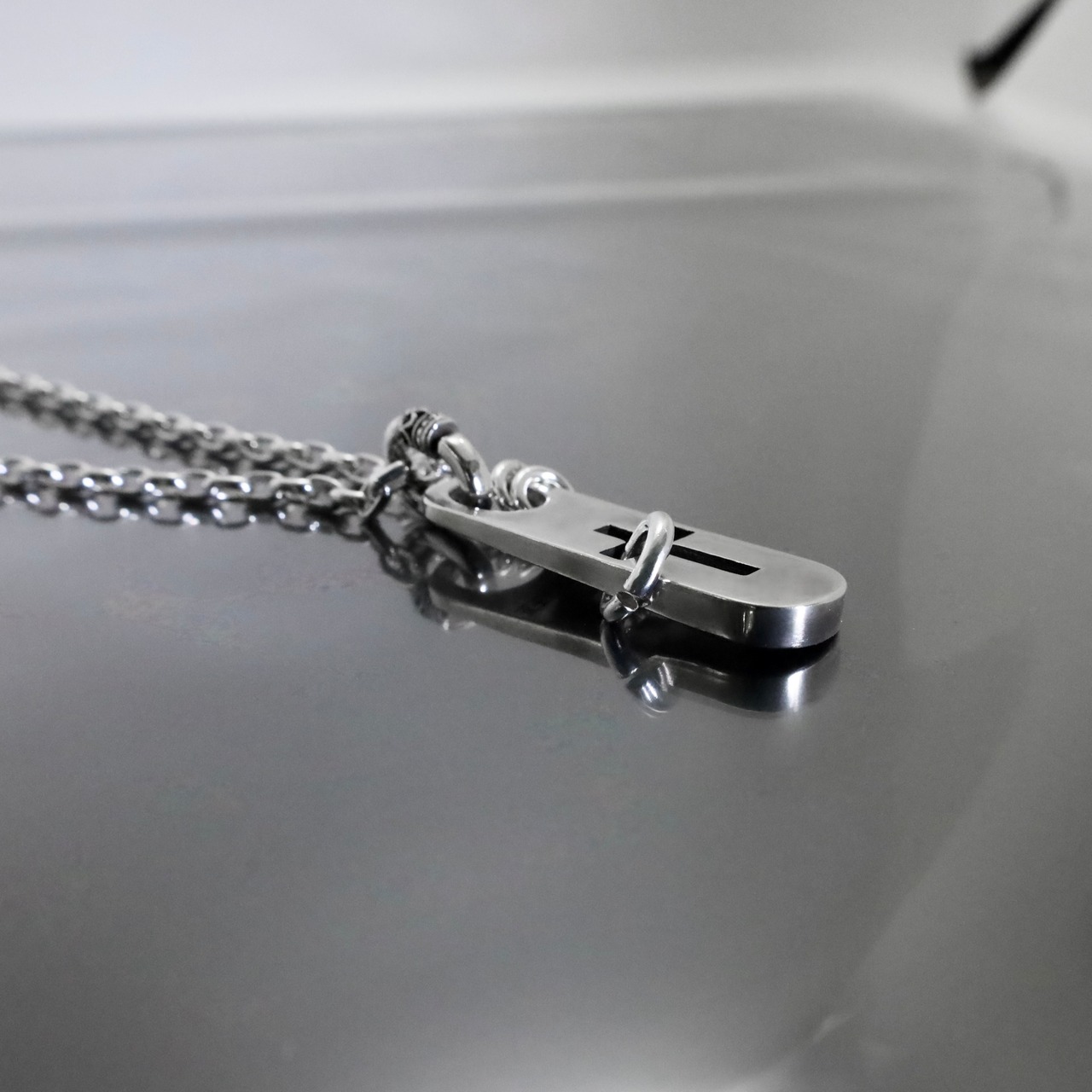 CLASSIC CROSS with KNOCKER #2 NECKLACE with GODSIZE® I.D. TAG / クラシッククロス ウィズ ノッカー #2ネックレス ゴッドサイズ® I.D.タグ