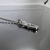 CLASSIC CROSS with KNOCKER #2 NECKLACE with GODSIZE® I.D. TAG / クラシッククロス ウィズ ノッカー #2ネックレス ゴッドサイズ® I.D.タグ