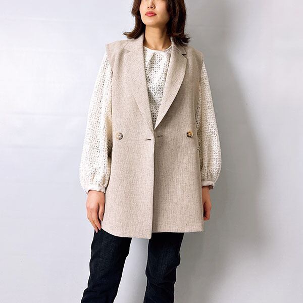 MICA&DEAL マイカアンドディール ツイードジレ 0125105011 2025春夏 