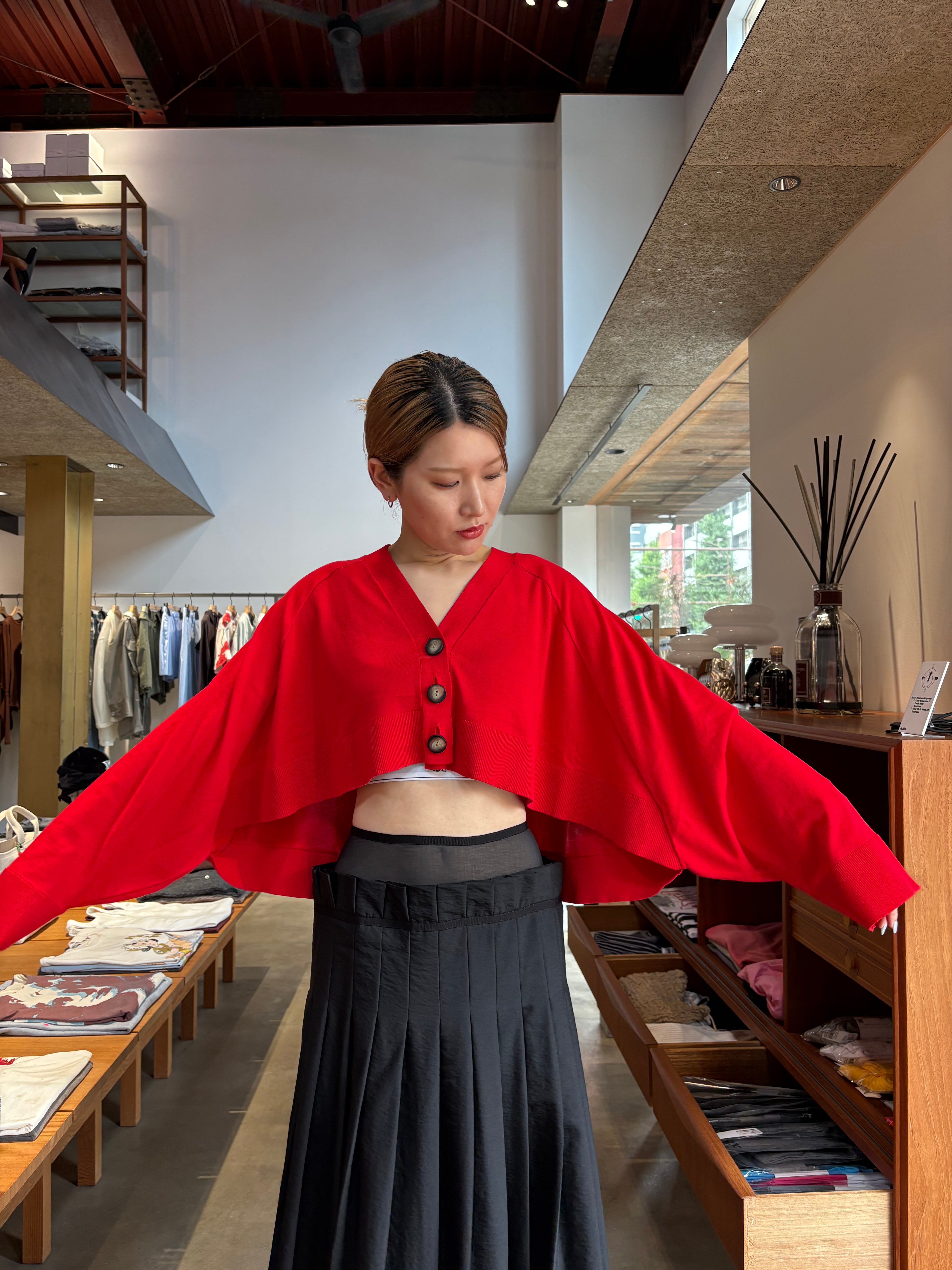 26AW】ENFOLD エンフォルド / カーディガン / UMBRELLA CARDIGAN