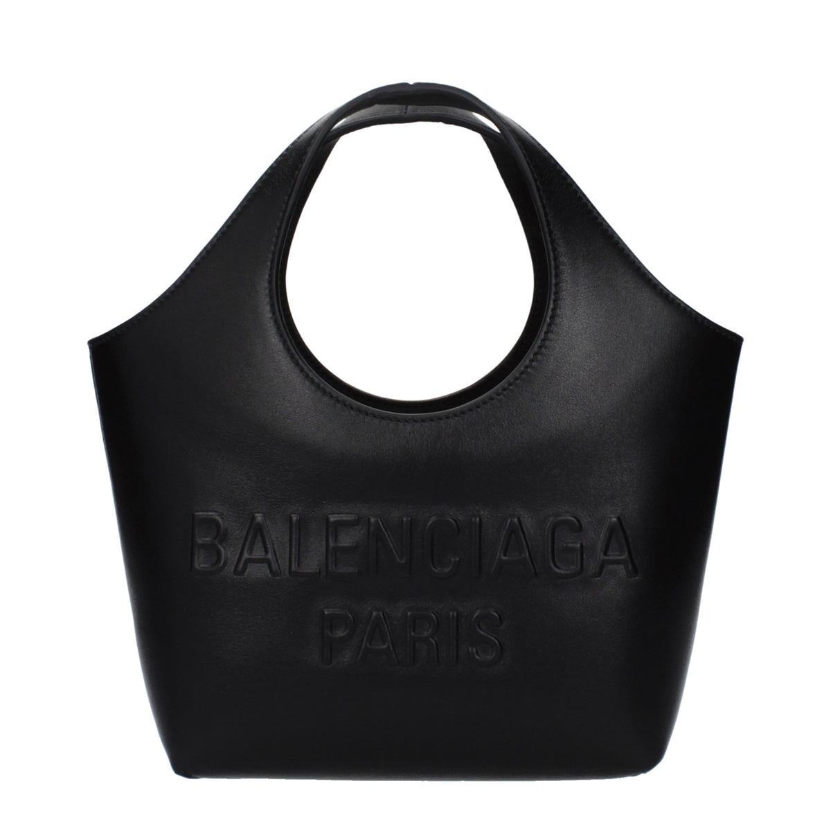 【新品】BALENCIAGA バレンシアガ レディース ハンドバッグ レザー ブラック 7470362AAID1000