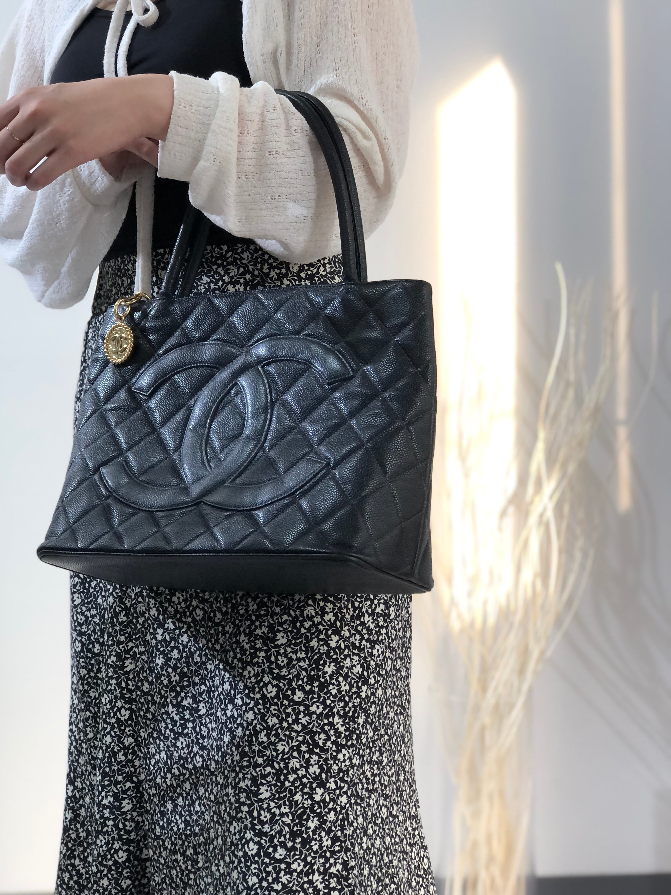 CHANEL マトラッセ バッグモチーフ ヴィンテージ  スカーフ