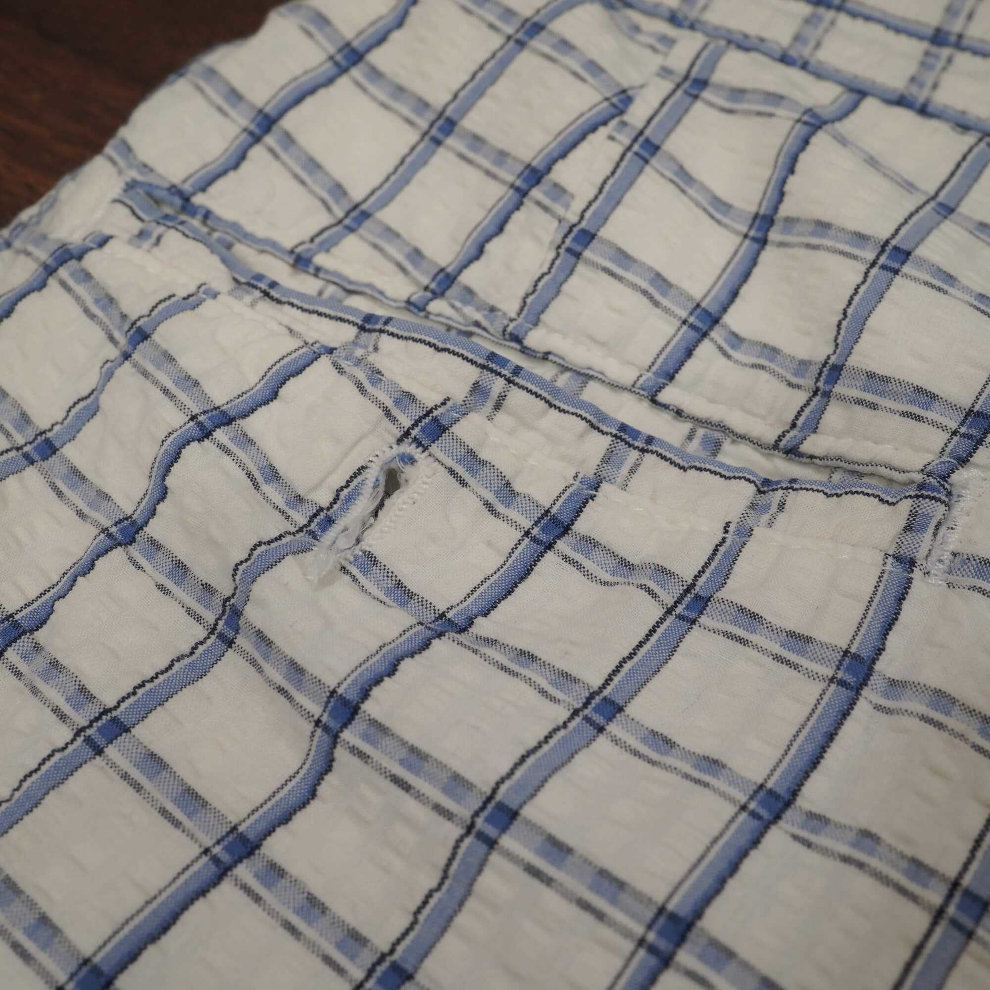 【新品】RRL チェック シアサッカー ショートパンツ W28 80s90s usa製 ralphlauren シアサッカー チェック ショートパンツ W28