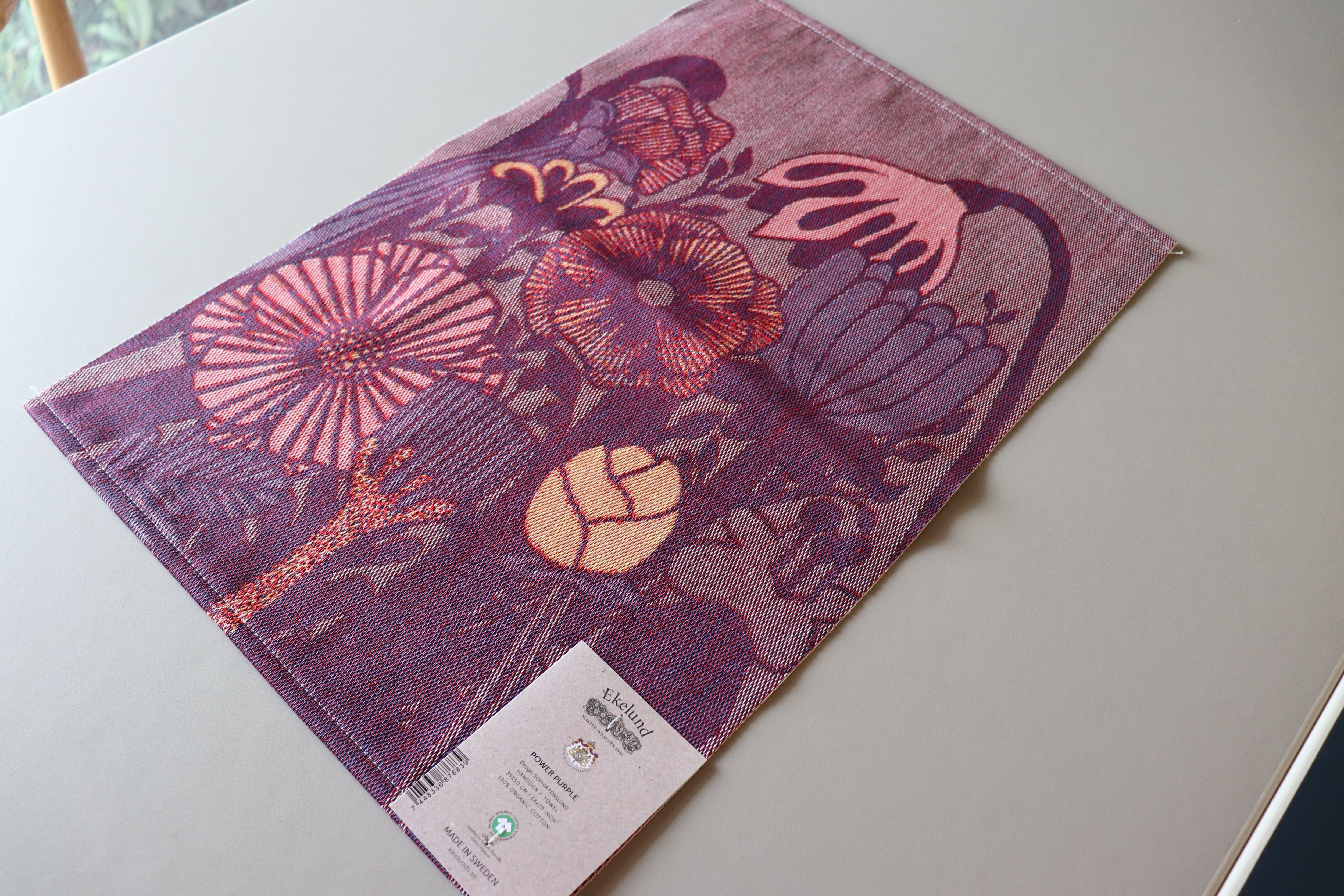 Ekelund/エーケルンド タオル 35cm×50cm Power Purple | Linnel Home