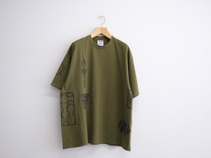 JUN KANEKO”S/S TEE ARMY GREEN”