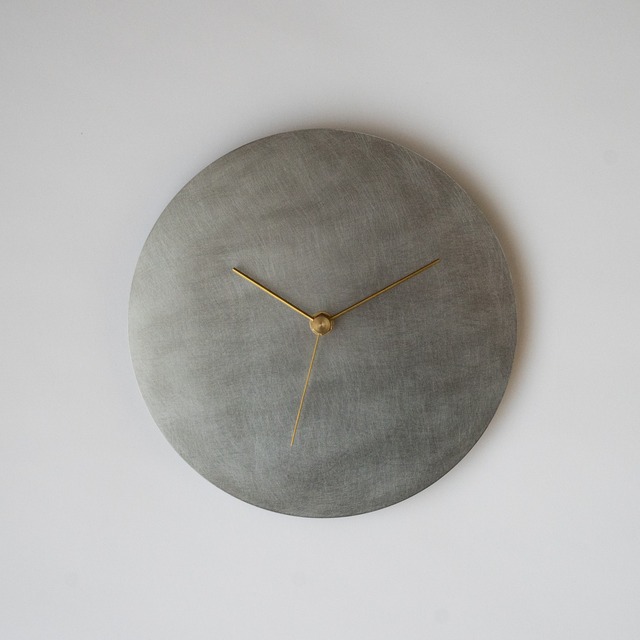 壁掛け時計 ＜タイプ2-220＞ / ステンレス　minimal wall clock <type2-220> / stainless