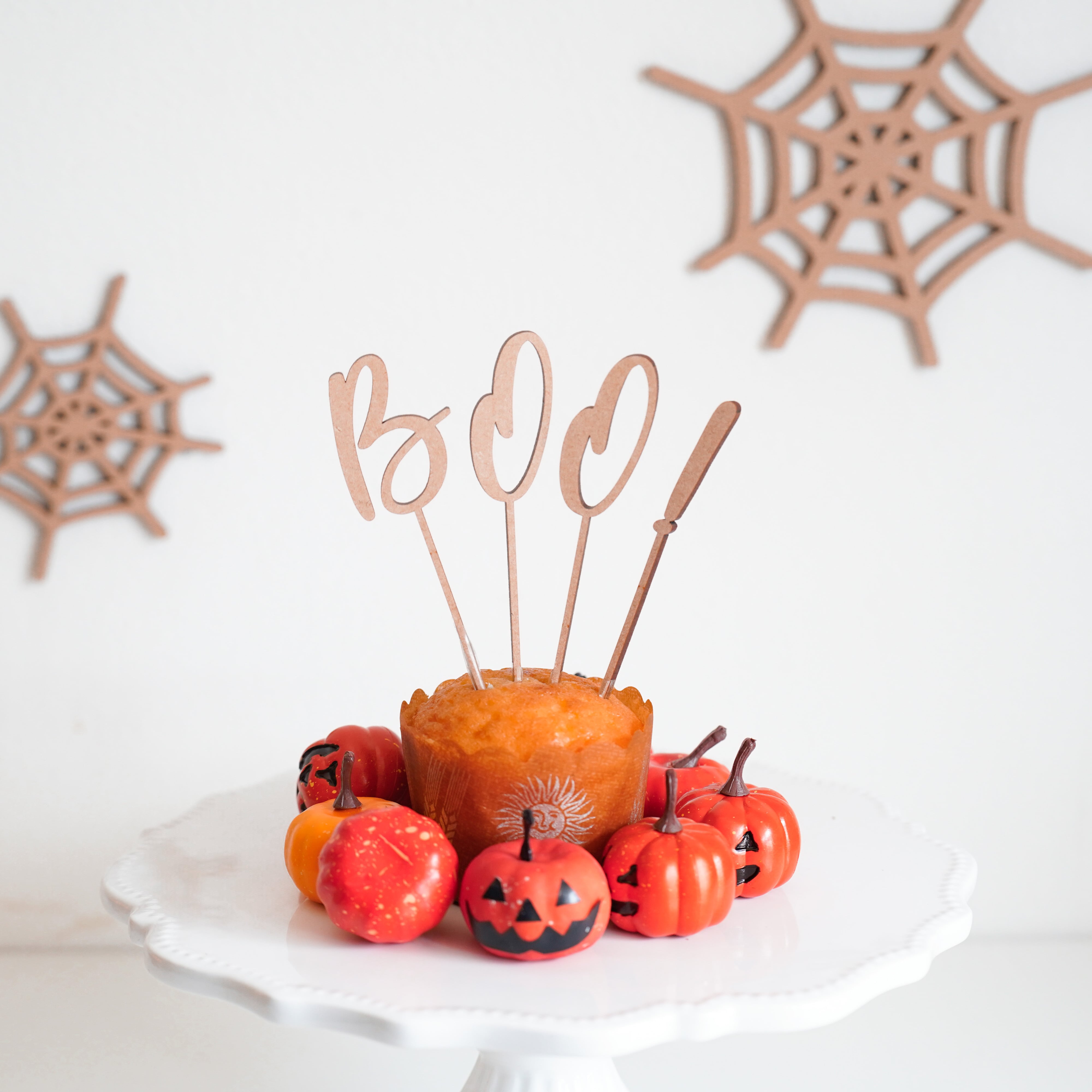 木製 / ハロウィンケーキトッパー［ BOO! ］ | AmmyMade