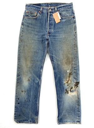 077リーバイス Levis501 レギュラー古着 1995年米国製刻印524  W79cm(ぐるり）L72cm(股下）#copri