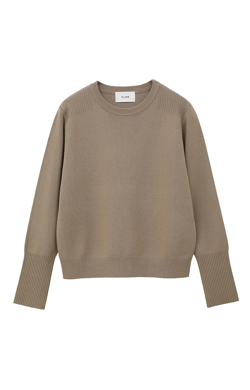 CLANEニットs CLANE(クラネ) BASIC COMPACT KNIT | サウスオレンジ｜メンズ