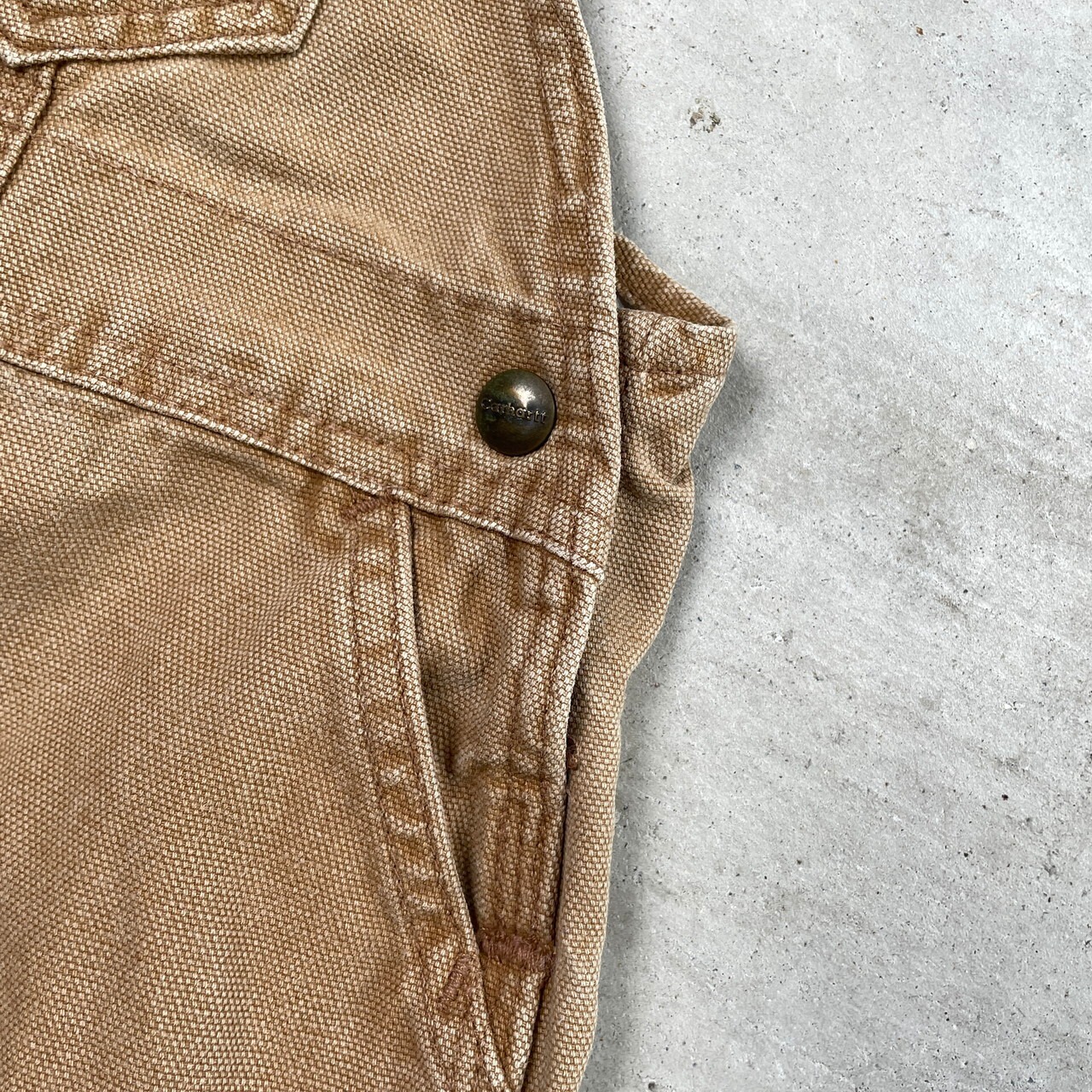 Kids】Carhartt カーハート ダック地 オーバーオール キッズ 24M 1-2歳 