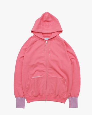 EACHTIME. ZIP UP HOODIE Pink