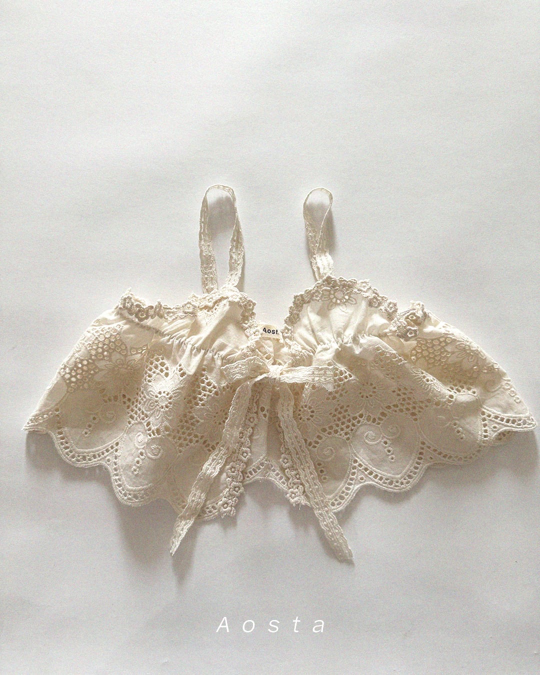 【予約】aosta クロッシェキャミレース vest