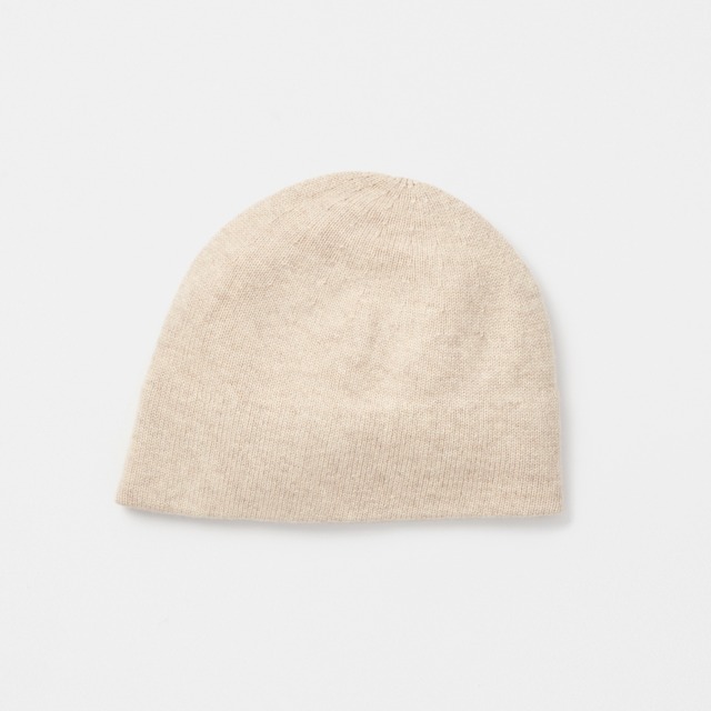 mature ha.／slant cutting knit felt relief cap aran 2 - lamb wool