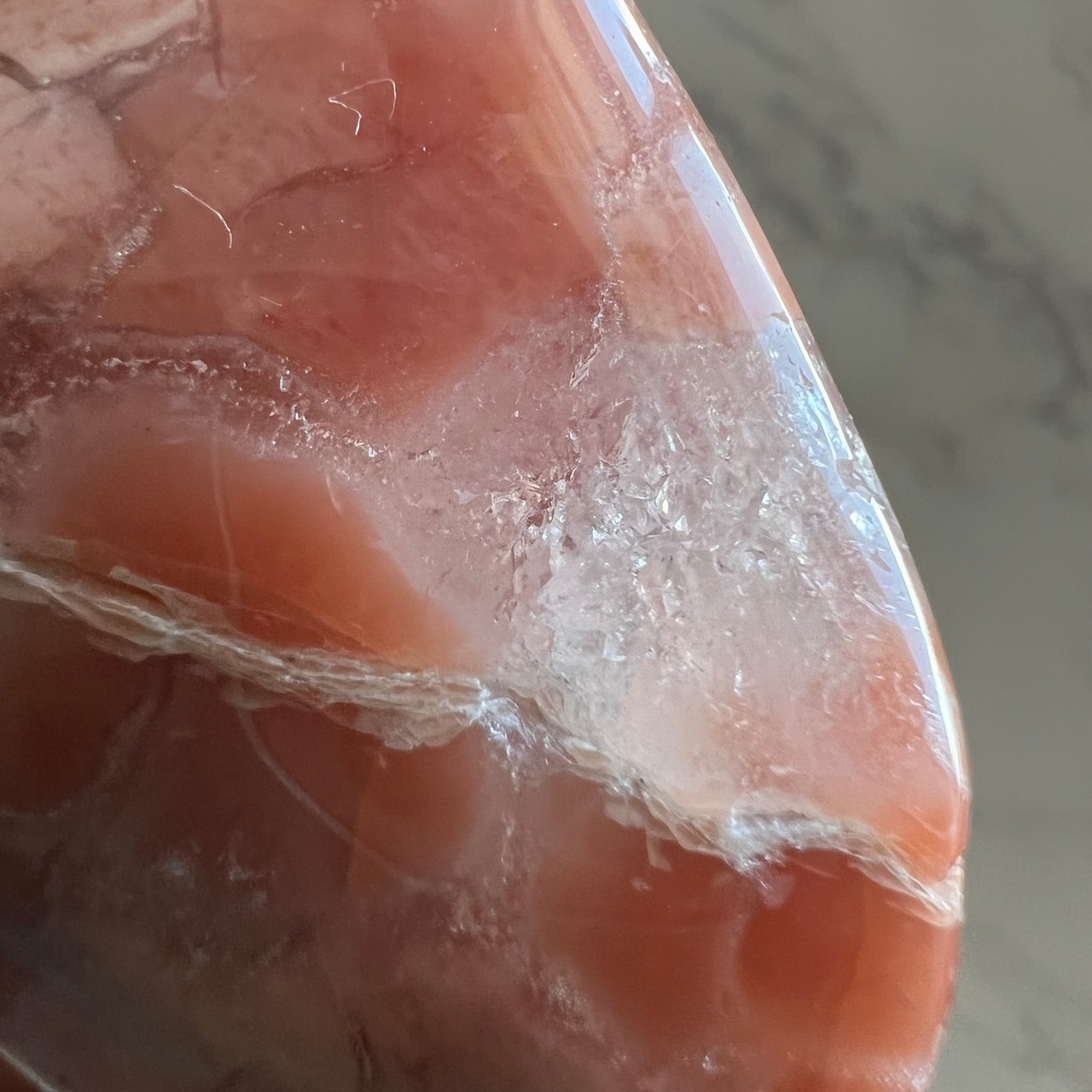 レッドアゲート*ハート5*天然石インテリア*置き物