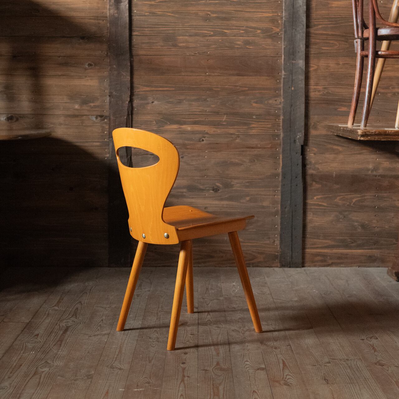 【週末限定価格】フランスアンティーク　BAUMANN　レストラン　ウッドチェア Baumann Chair / バウマン チェア【C】〈 椅子・ダイニングチェア