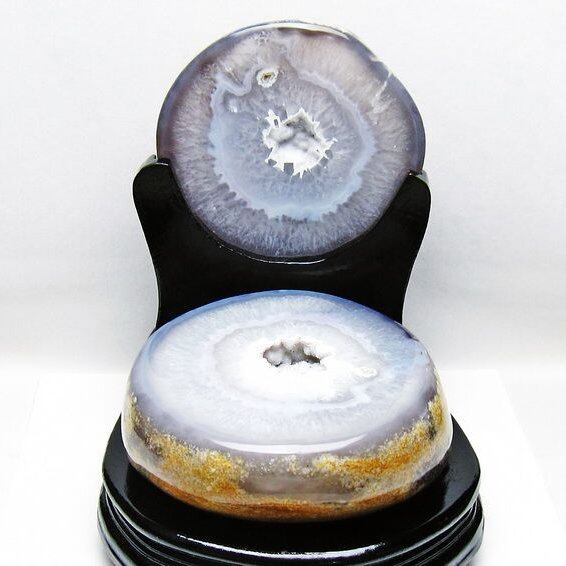 4Kg トレジャーメノウ アゲート ジオード 台座付属 一点物 175-1499