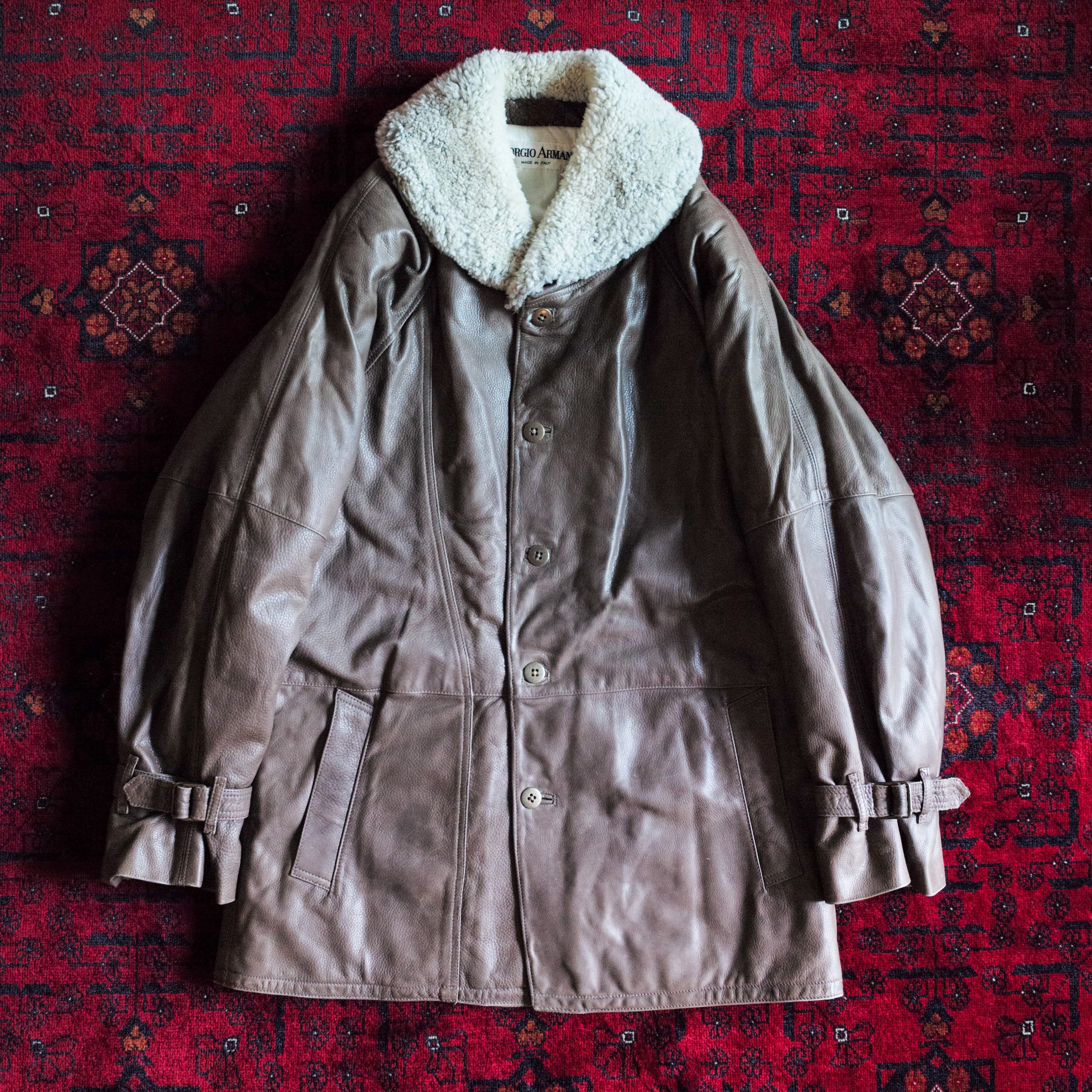 GIORGIO BRATO ムートンボアブルゾン サイズ46美品