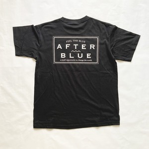 AfterBlue/アフターブルー backlogoS/S Tシャツ スミクロ【オーガニックコットン】【ユニセックス】