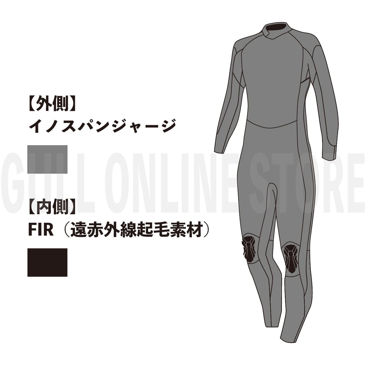 5mmウェットスーツ メンズ GULL ガル ウエットスーツ | GULL 5mmウェットスーツ メンズ GULL ガル ウエットスーツ | GULL