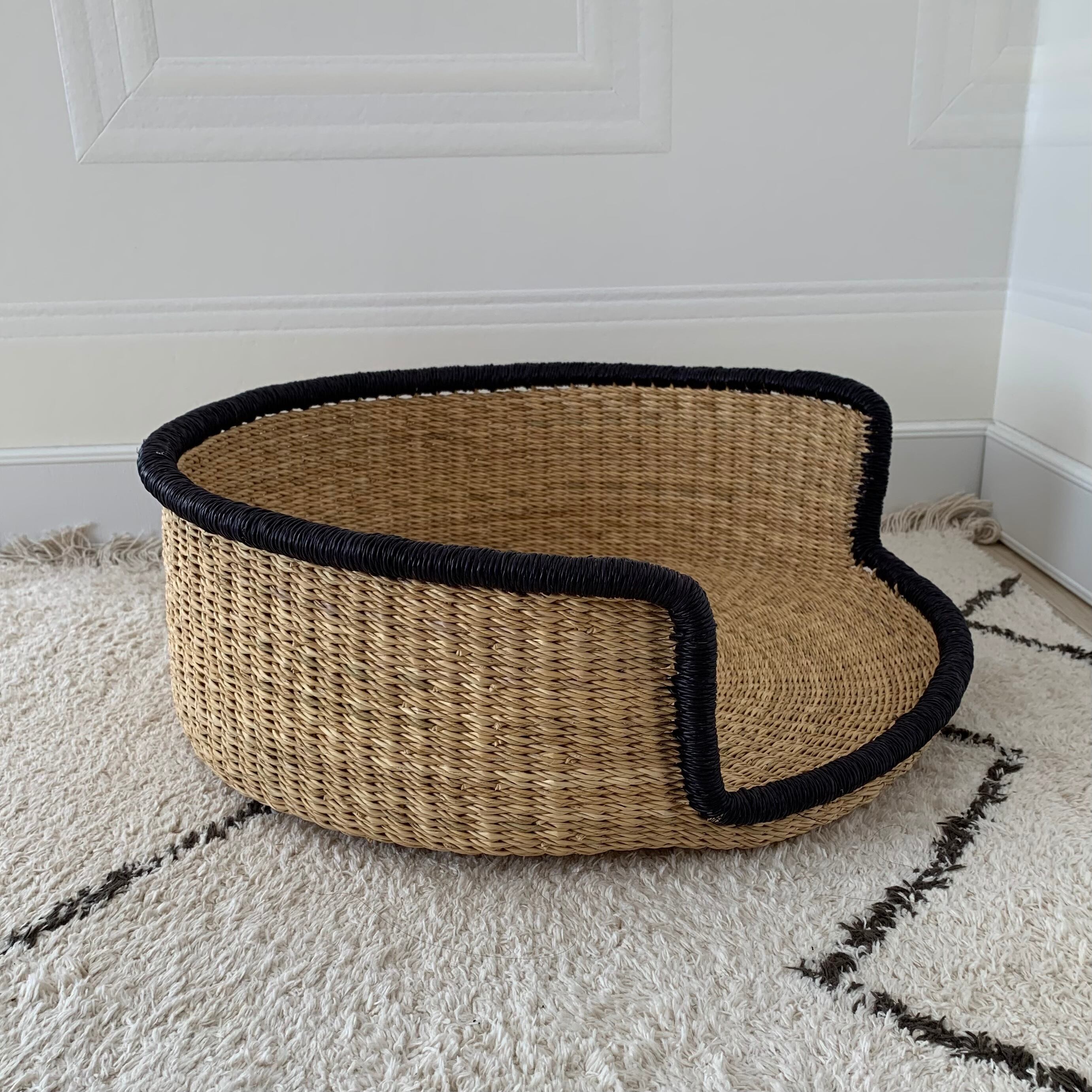 ボルガバスケット ペットベッド ラウンド45 ブラックエッジ | クークー