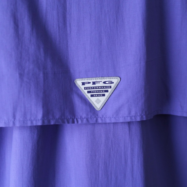 "Columbia" PFG good coloring over silhouette s/s shirt