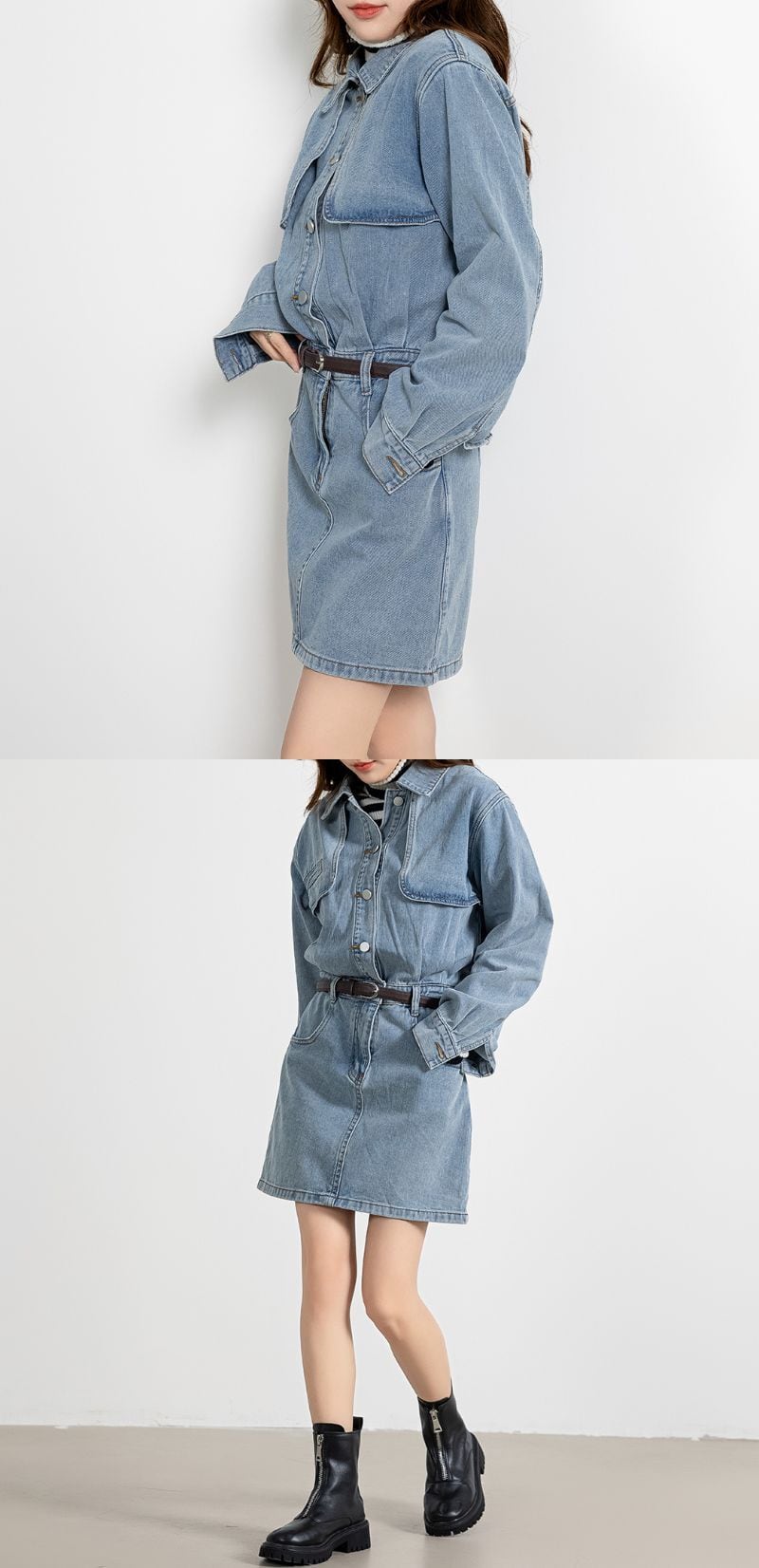 ワンピース Mini 宅配便】デニムミニワンピース／tops1772 | DAY CLOSET｜ レディース