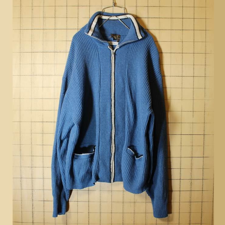 50's デッドストック　sportswear ジップアップカーディガン