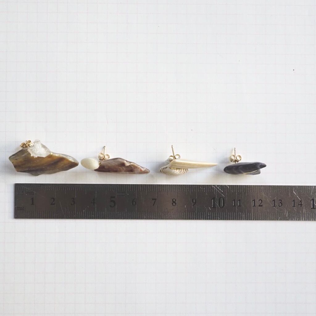 雨氣／貝繕いピアス3 | ならまちミレー